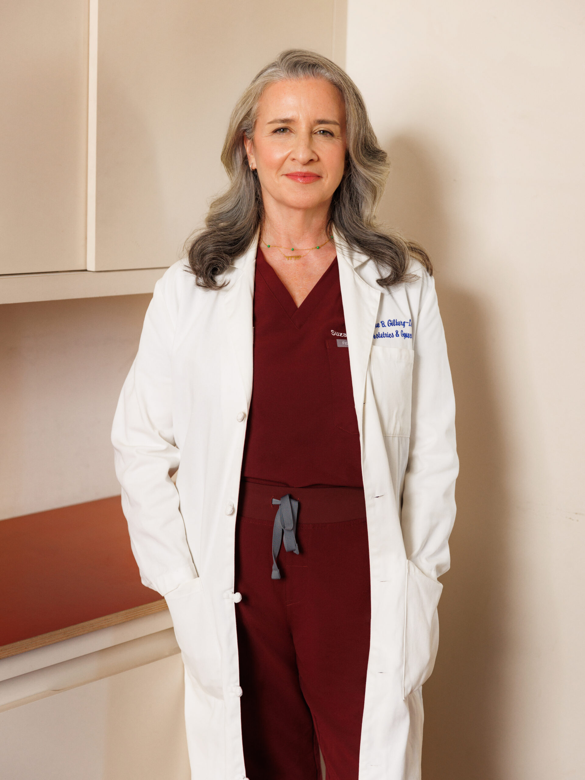 Dr. Suzanne in her medical practice